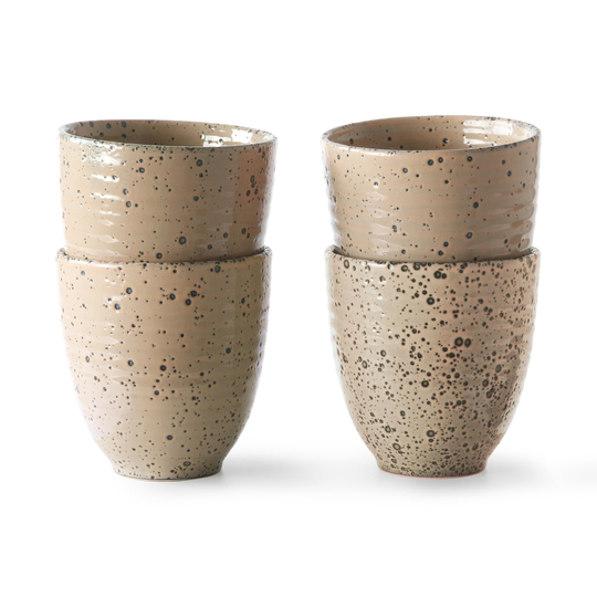 HKliving Gradient muki 29,5 cl, 4-pakkaus Taupe