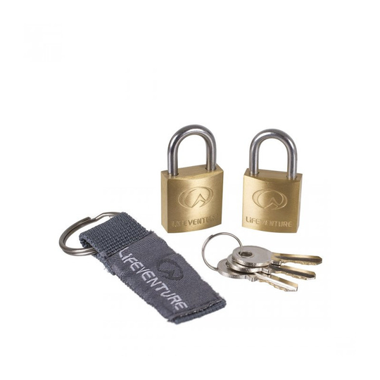Lifeventure Mini lukko avaimella 2kpl