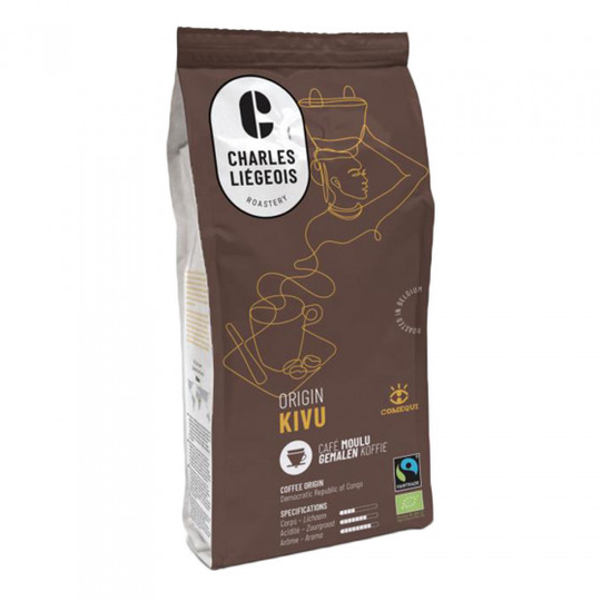 Jauhettu kahvi Charles Liégeois "Kivu", 250 g