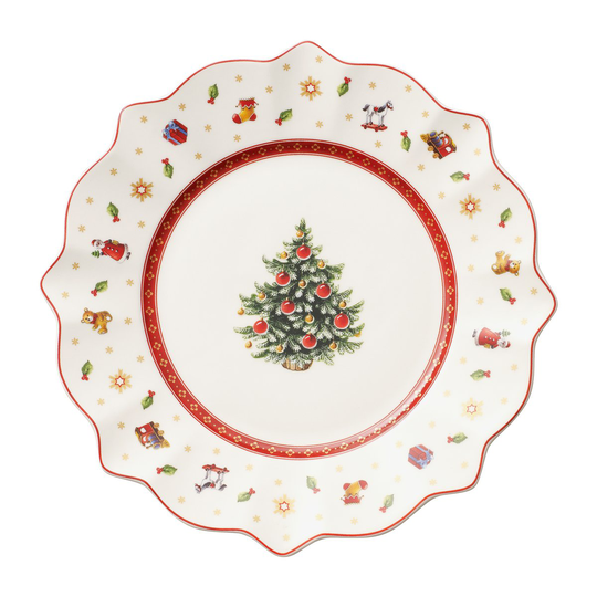 Villeroy & Boch Toy's Delight lautanen Ø24 cm Valkoinen-punainen