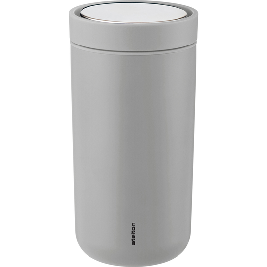 Stelton To Go Click Steel -termosmuki, 0,2 litraa, vaaleanharmaa