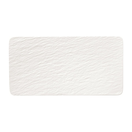 Villeroy & Boch Manufacture Rock tarjoilulautanen 18x35 cm Blanc