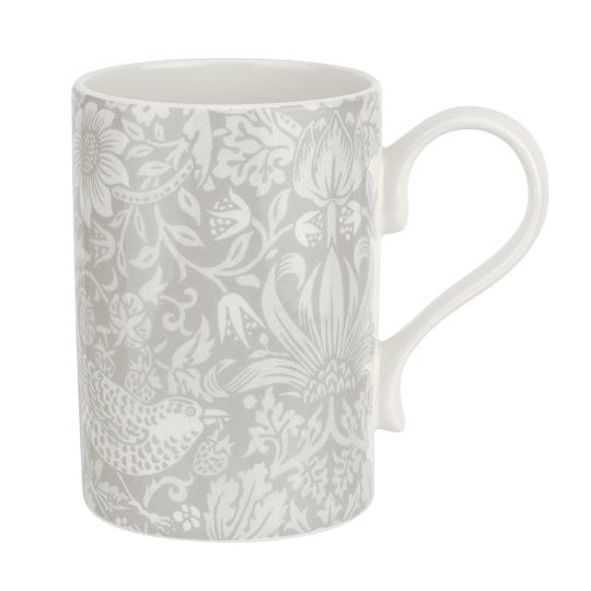 Spode Pure Morris muki 34 cl Harmaa-valkoinen