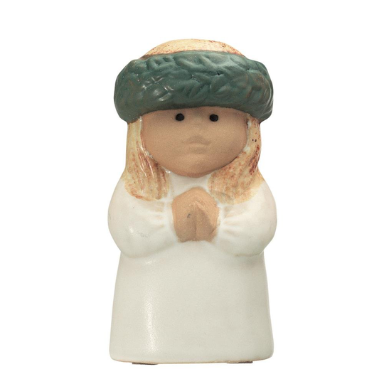 Rörstrand Advent Children Lucia-neito valkoinen-vihreä