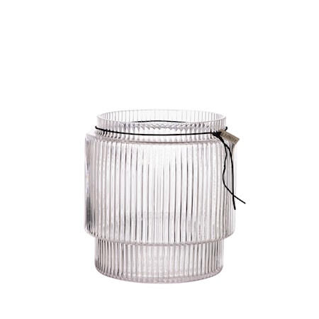 Lasimaljakko uritettu 20 cm