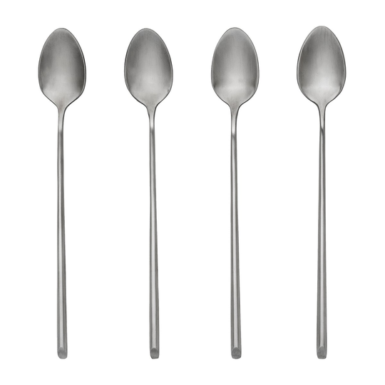 Broste Copenhagen Sletten lusikka pitkä 4-pakkaus Full satin forged