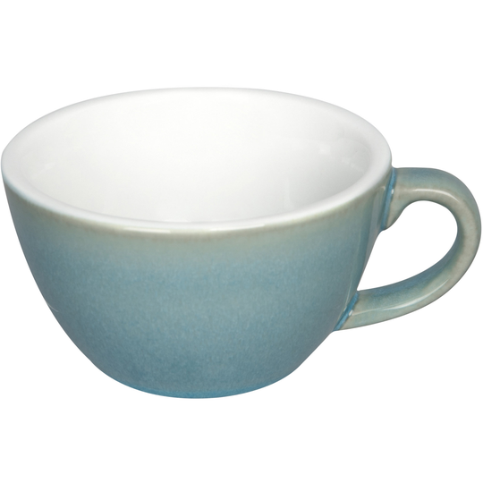 Loveramics Egg Flat White -kahvikuppi, 150 ml, 6 kpl, jäänsininen