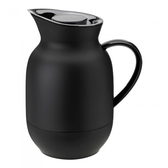 Tyhjiösäiliö Stelton "Amphora Soft Black", 1 l