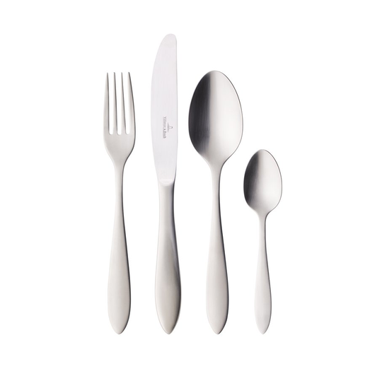 Villeroy & Boch Arthur harjattu aterinsetti, 24 osaa ruostumaton teräs