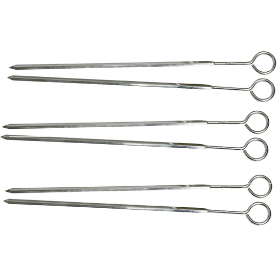 Exxent Grillivartaat, 6 kpl, 25 cm.