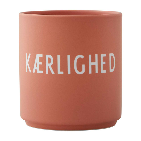 Design Letters Design Letters suosikkikuppi 25 cl Kærlighed-peach