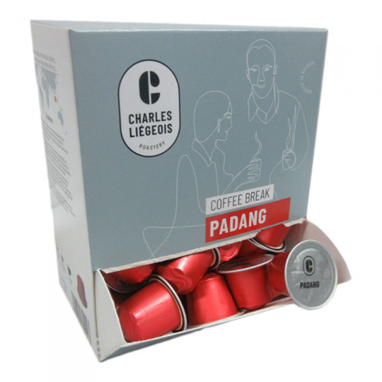 Nespresso® koneisiin sopivat kahvikapselit Charles Liégeois "Padang", 50 kpl.