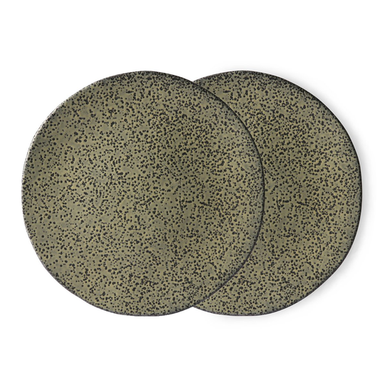 HKliving Gradient leipälautanen 22,5 cm 2-pakkaus Vihreä