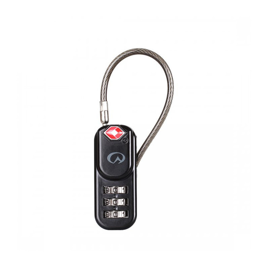 Lifeventure TSA Zipper Lock vaijerilukko