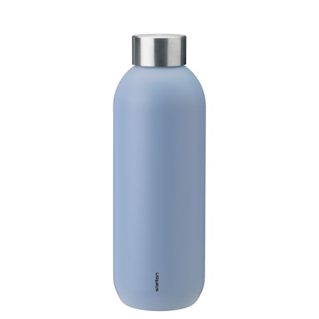 Keep Cool vacuum drinking bottle, 0.6 l. - lupin/steel