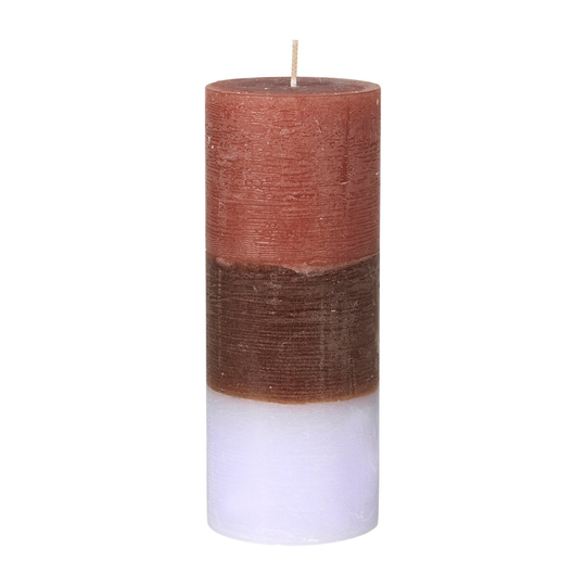 Broste Copenhagen Rainbow pöytäkynttilä 17 cm Raspberry lavender