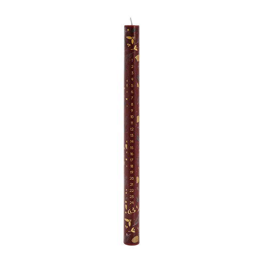 Lene Bjerre Cristienne kalenterikynttilä 30 cm powder-light gold