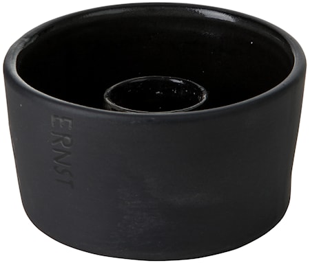 Kynttiläkulho Kruunukynttilä Tummanharmaa 10 x 5 cm