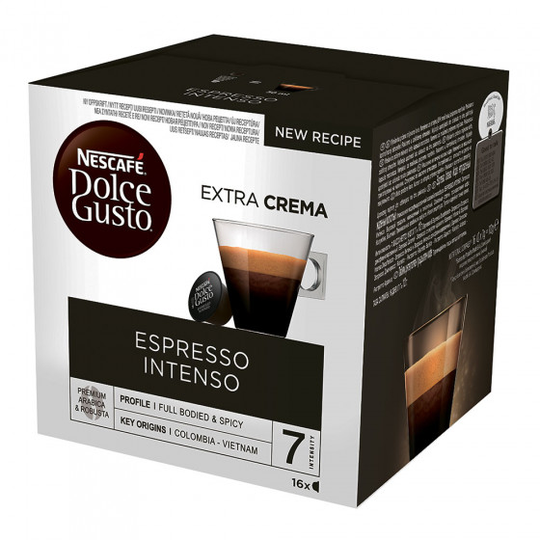 Kahvikapselit NESCAFÉ® Dolce Gusto® "Espresso Intenso", 16 kpl.
