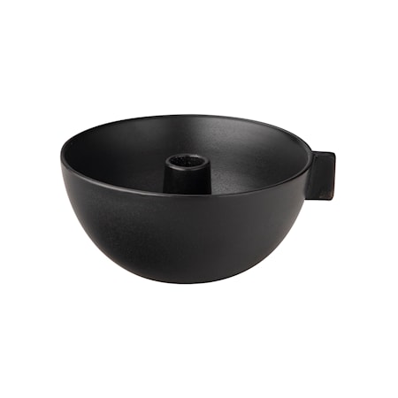 Kynttiläkulho Musta 17 cm