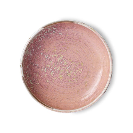 Home Chef Ceramics Syvä lautanen Rustic Pink