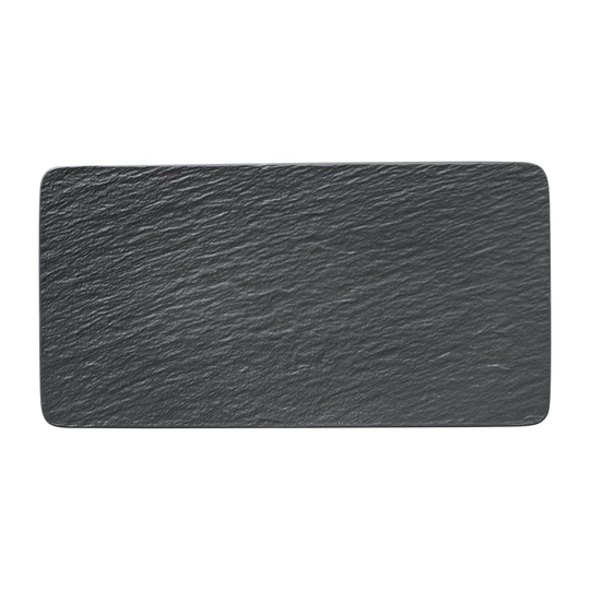 Villeroy & Boch Manufacture Rock tarjoilulautanen 18x35 cm Musta
