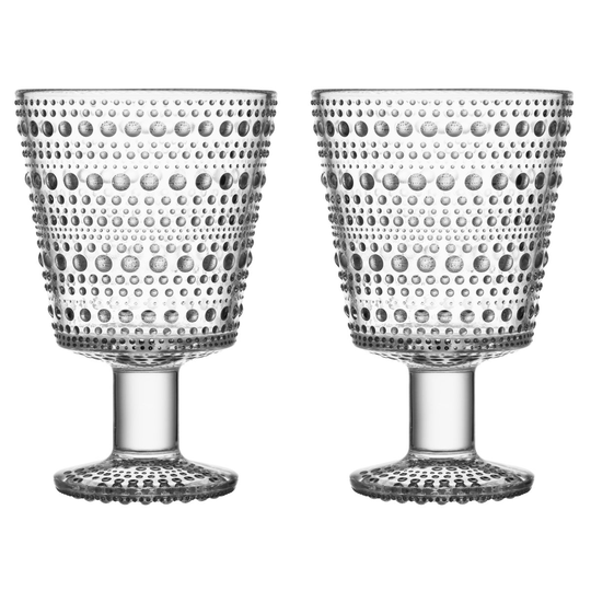 Iittala Kastehelmi viskilasi jalallinen 26 cl 2 kpl selvä