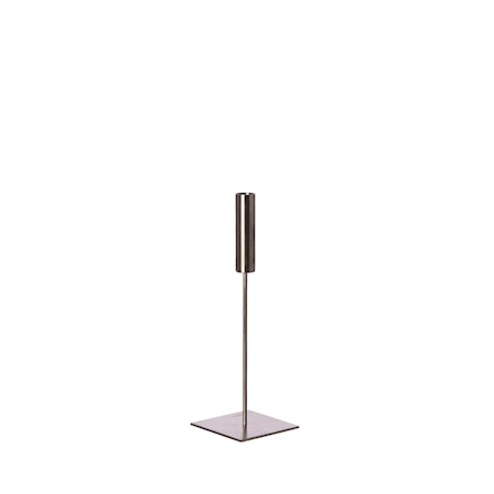 Kynttilänjalka harjattua alumiinia 30 cm