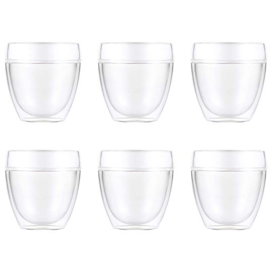 Bodum Pavina Outdoor kaksiseinäinen muovista valmistettu lasi, 6-pakkaus 25 cl