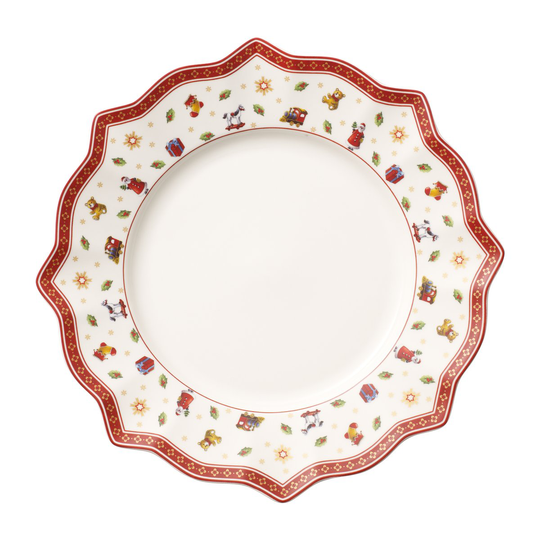Villeroy & Boch Toy's Delight lautanen Ø29 Valkoinen-punainen