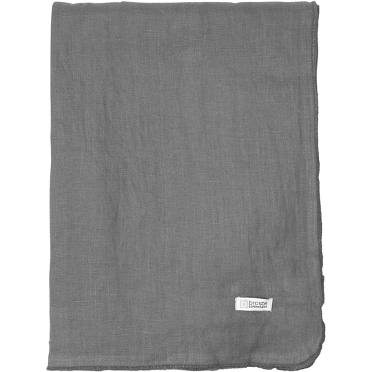 Broste Copenhagen 'Gracie Dark Shadow' -pellavaliina, 160X200cm