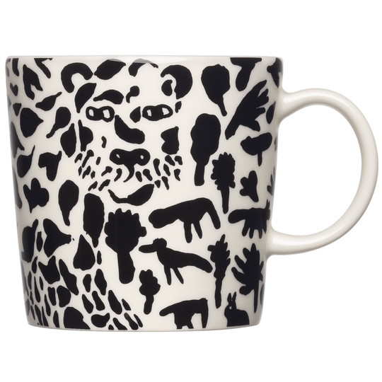 Iittala Oiva Toikka Muki Gepardi, Musta/valko