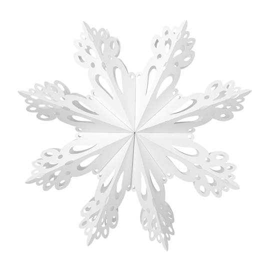 Broste Copenhagen Snowflake joulukoriste White Ø76 cm