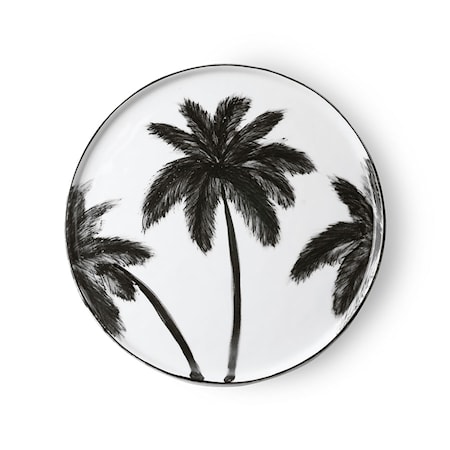 Bold & Basic Ceramics Posliini Lautanen Palms