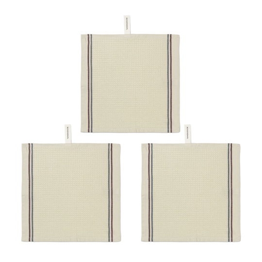 Rosendahl Delta tiskirätti 30x30 cm 3-pack Sand
