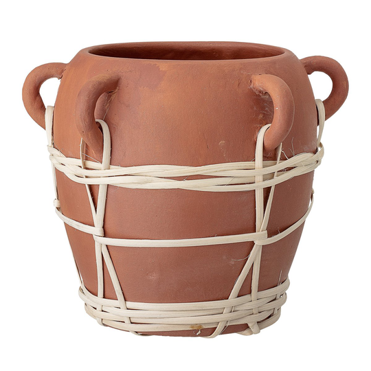 Bloomingville Bloomingville ruukku kahvalla, Ø 23 cm Terrakotta