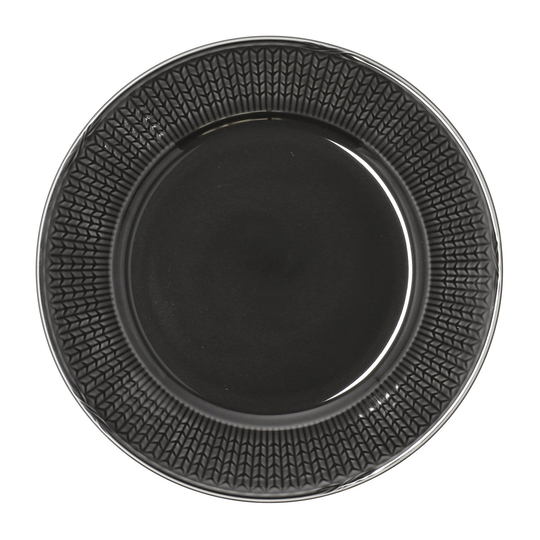 Rörstrand Swedish Grace lautanen Ø 27 cm kivi (tummanharmaa)