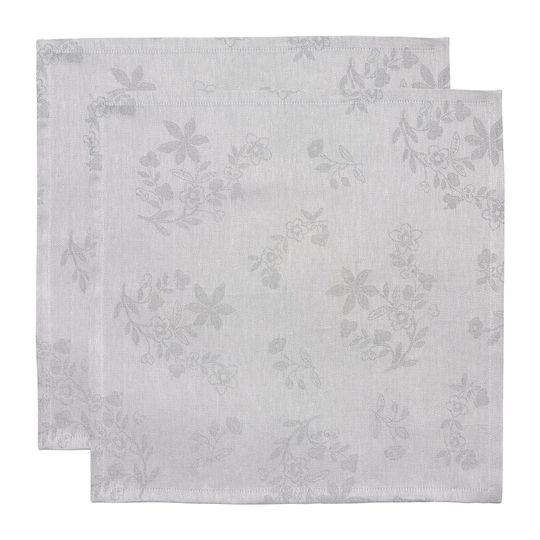 Rörstrand Ostindia Musta kangaslautasliina 45x45 cm 2-pack Musta