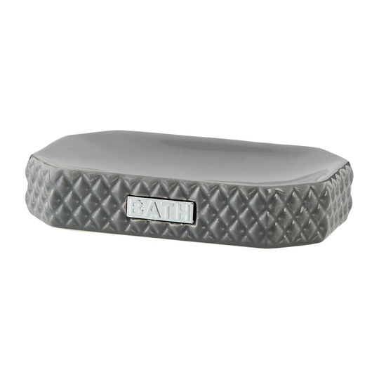 Lene Bjerre Marion saippuakuppi 13,5x9 cm Monument grey-Silver