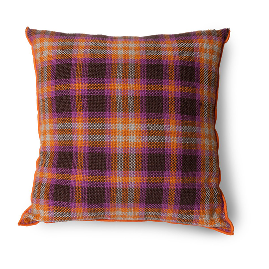 HKliving Retro Porch Night -tyyny 50 x 50 cm Red/orange/pink/black