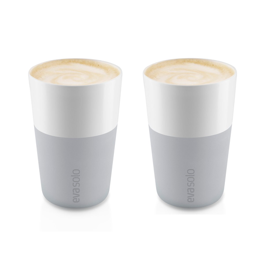 Eva Solo Eva Solo café latte -muki 2-pakkaus marble grey (harmaa)