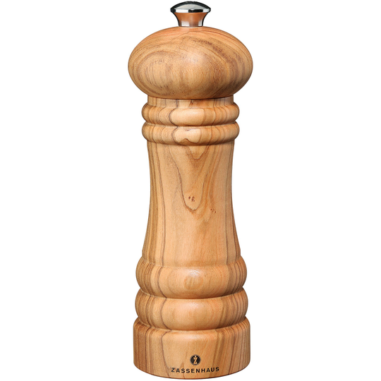 Zassenhaus Berlin-pippurimylly, oliivipuuta, 18 cm.