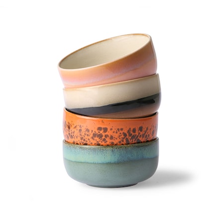 Ceramic 70's Jälkiruokakulho 4 kpl