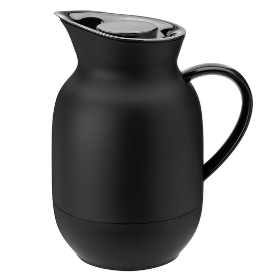 Stelton Amphora termoskannu 1 litra, kahville, soft black