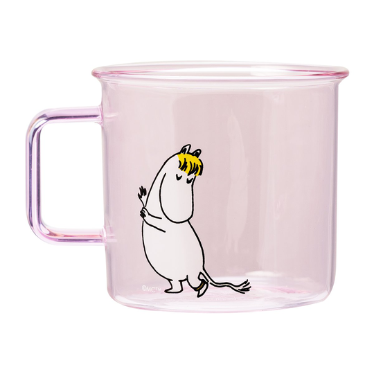 Muurla Snorkmaiden lasimuki 35 cl Vaaleanpunainen