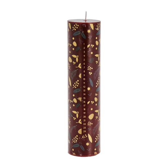 Lene Bjerre Cristienne kalenterikynttilä 20 cm pomegranate-light gold