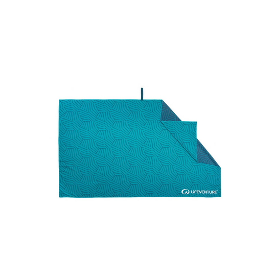 Lifeventure SoftFibre matkapyyhe, Geometric Teal
