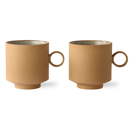 Bold & Basic Ceramics Kahvimuki Ochre 2 kpl