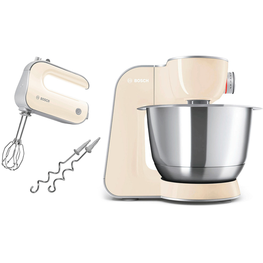 Bosch MUM5 CreationLine -yleiskone + StyLine-sauvasekoitin, vanilja