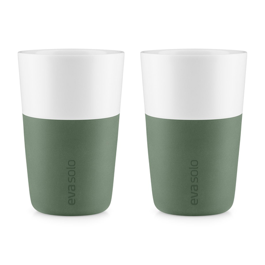 Eva Solo Eva Solo café latte -muki 2-pakkaus Cactus green